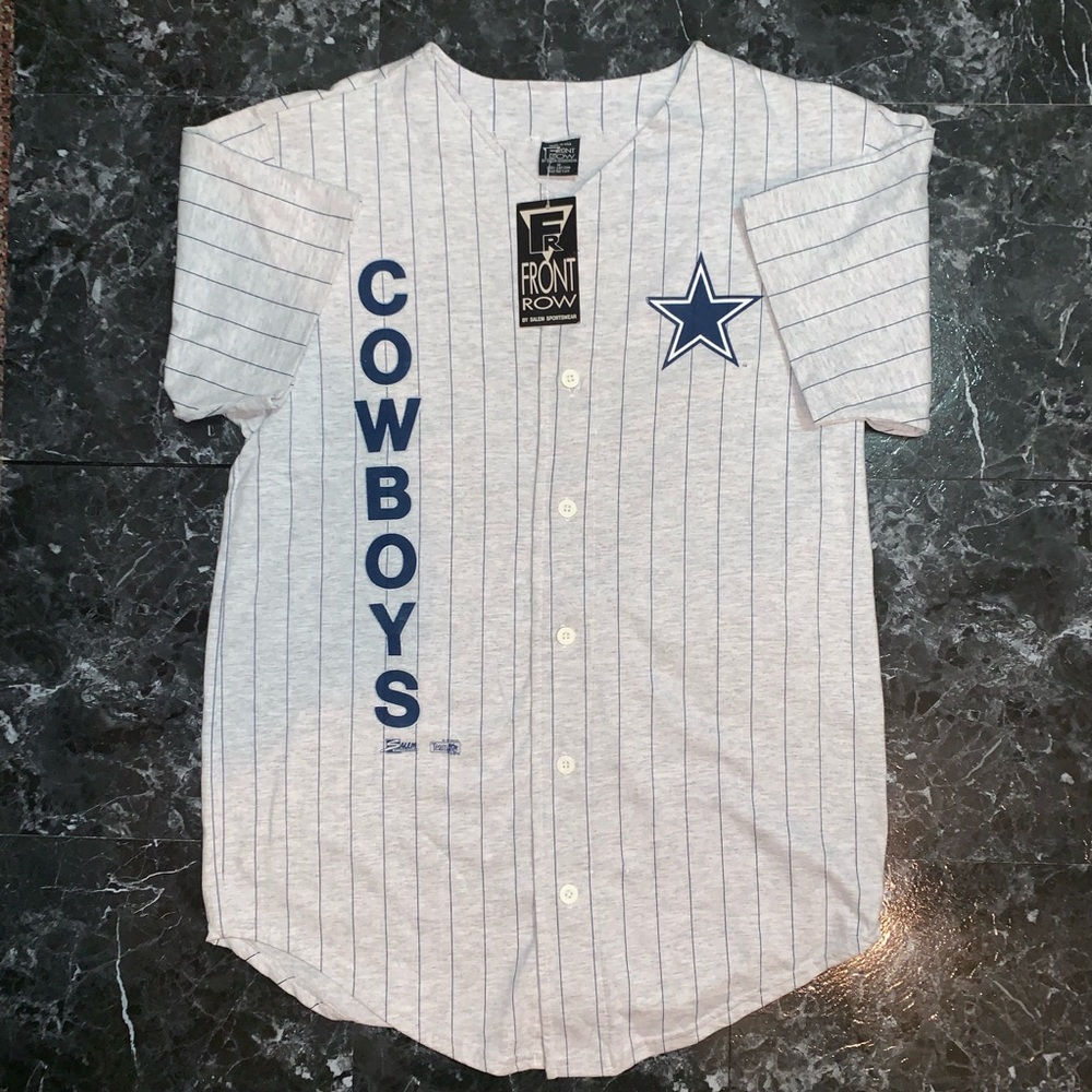 Deadstock Vintage Dallas Cowboys Baseball Jersey